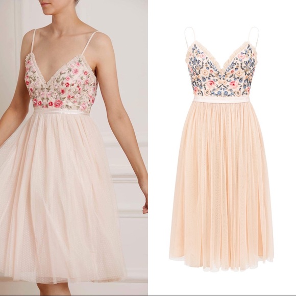 butterfly bodice cami midi dress Needle & Thread | Dresses | Needle And Thread Butterfly Bodice Cami Midi Dress Us2